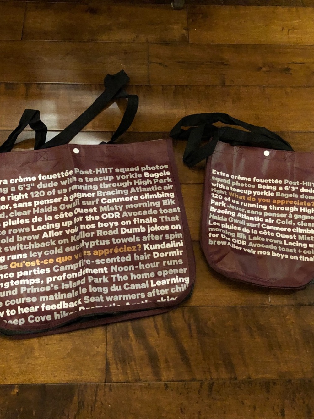 Rare Collectable Lululemon reusable Shoppers